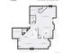 Here is a detailed first floor blueprint with room dimensions of the living areas in square feet at 10260 Longview Dr, Lone Tree, CO 80124