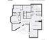 Here is a detailed second floor blueprint with room dimensions of the living areas in square feet at 10260 Longview Dr, Lone Tree, CO 80124
