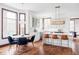 Stylish kitchen featuring ample counter space, island seating, and light cabinets at 10260 Longview Dr, Lone Tree, CO 80124