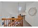 Hallway view featuring stairs, an open floor plan and a skylight at 1080 E 130Th Ave # A, Thornton, CO 80241