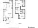 A detailed floor plan showcasing the layout of the home, including the kitchen, living room, and bedrooms at 17039 E Exposition Dr, Aurora, CO 80017