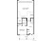 Floorplan featuring a two-car garage, bedroom, bath, and an 8' ceiling at 2545 Josephine Way, Superior, CO 80027