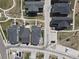 Aerial view of homes showcasing the layout of the neighborhood at 1732 Stable View Dr, Castle Pines, CO 80108