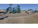 A vibrant community playground featuring modern equipment, slides, and climbing structures for  at 1732 Stable View Dr, Castle Pines, CO 80108