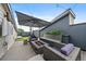 Rooftop deck showcases outdoor seating, a fire pit, and modern design elements for entertaining at 3522 W 17Th Ave, Denver, CO 80204