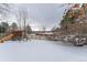 Spacious backyard, partially covered in snow at 1524 E Weldona Way, Superior, CO 80027