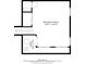 Layout of the recreation room with utility dimensions, showing total square footage of the floor at 8364 Allison Ct, Arvada, CO 80005