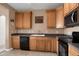 Kitchen with updated appliances, lots of cabinets, and ample counter space at 3601 E 103Rd Cir # B11, Thornton, CO 80229