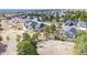 Expansive aerial view of a residential area with well-maintained homes, trees, and open spaces at 23742 E Calhoun Ave, Aurora, CO 80016