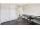 Bedroom showcasing wood floors, closet doors and light walls at 3745 Balderas St, Brighton, CO 80601