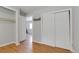 Spacious bedroom closet with sliding doors and wire shelving at 28 Deer Rd, Evergreen, CO 80439