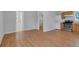 Simple kitchen with light wood cabinets and modern appliances at 28 Deer Rd, Evergreen, CO 80439