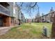 A view of the backyard of this condo complex at 3656 S Depew St # 102, Denver, CO 80235