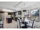 Bright kitchen with a breakfast nook and stainless steel appliances at 4970 S Chester St, Greenwood Village, CO 80111