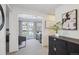 The office features a pool view and French doors at 4970 S Chester St, Greenwood Village, CO 80111
