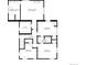 Second floor plan of a home with four bedrooms and two bathrooms at 1944 Hudson St, Denver, CO 80220