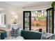 Inviting living room with a view to the backyard at 1944 Hudson St, Denver, CO 80220