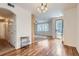 Inviting dining area featuring hardwood floors and seamless access to living spaces at 4222 S Blackhawk Cir # 6G, Aurora, CO 80014