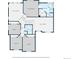 Floor plan showcasing the layout of the bedrooms and bathrooms at 7700 Bison Ct, Littleton, CO 80125