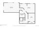 Basement floor plan featuring rec room, bedroom, study, utility closet and bathroom at 5733 S Killarney Way, Centennial, CO 80015