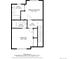 Second floor layout featuring the primary bedroom, bedroom, hall, and two bathrooms at 19246 E Carolina Pl # 102, Aurora, CO 80017
