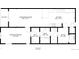 One bedroom floor plan with office and balcony at 2550 Lawrence St # Rb308, Denver, CO 80205