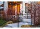 Modern home entrance featuring updated landscaping and an inviting front door at 2501 Vrain St, Denver, CO 80212