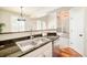 Kitchen sink area featuring granite countertops and stainless steel dishwasher at 7777 E 23Rd Ave # 1401, Denver, CO 80238