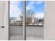 Private balcony with mountain views and string lights at 3955 W 13Th Ave, Denver, CO 80204