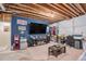 Finished basement with large TV and seating area at 4715 Crestone Peak St, Brighton, CO 80601