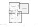 Second floor plan with primary bedroom, bathroom, two closets, and two bedrooms at 5262 E Sandpiper Ave, Castle Rock, CO 80104