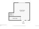 First floor plan with living room (13'6