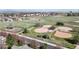 Aerial view of ball fields and community garden in neighborhood at 1381 W 112Th Ave # B, Westminster, CO 80234