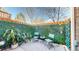 Inviting patio featuring privacy wall, seating, small garden, and outdoor rug; an ideal spot for relaxation at 1381 W 112Th Ave # B, Westminster, CO 80234