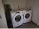 Laundry room featuring a side-by-side washer and dryer set at 18249 E Mexico Pl, Aurora, CO 80017