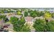 Aerial view of a vibrant community with well-kept homes, tree-lined streets, and community appeal, promising a comfortable lifestyle at 14230 Lakeview Ln, Broomfield, CO 80023