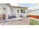 Cozy outdoor patio area with seating, perfect for relaxing or entertaining at 14230 Lakeview Ln, Broomfield, CO 80023