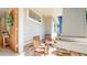 Inviting front porch with two wooden rocking chairs next to the entrance at 14230 Lakeview Ln, Broomfield, CO 80023