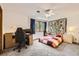 Bright bedroom with carpet, ceiling fan, large windows, and natural light at 800 Illinois St # 1, Golden, CO 80401