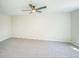 Bedroom featuring neutral carpet, a ceiling fan, and electrical outlets at 1219 S Yosemite Way # 63, Denver, CO 80247