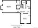 Floor plan of the lower level of the house at 1219 S Yosemite Way # 63, Denver, CO 80247