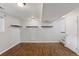 Spacious basement with hardwood floors, recessed lighting, and plenty of room for activities and storage at 11338 Donley Dr, Parker, CO 80138