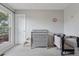 Bright bedroom featuring ample natural light from the window, with new carpet, and room to grow at 11338 Donley Dr, Parker, CO 80138