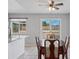 Eat in kitchen and dining area with access to the backyard deck through sliding glass doors at 11338 Donley Dr, Parker, CO 80138