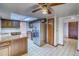 Updated kitchen featuring stainless steel appliances and granite countertops at 2621 S Kingston Ct, Aurora, CO 80014