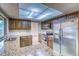Updated kitchen featuring stainless steel appliances and granite countertops at 2621 S Kingston Ct, Aurora, CO 80014