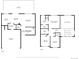 Layouts of the home's first and second floors, including room dimensions at 21005 Glacier Park Cv, Parker, CO 80138