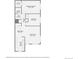 Detailed floor plan showcasing the layout of the home with dimensions at 7902 Chase Cir # 152, Arvada, CO 80003