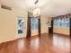 Comfortable living room with patio access, a fireplace, and a large window at 11316 Colony Cir, Broomfield, CO 80021