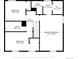 Upstairs floor plan featuring bedrooms, bathrooms, and walk in closet at 6829 S Niagara Ct, Centennial, CO 80112